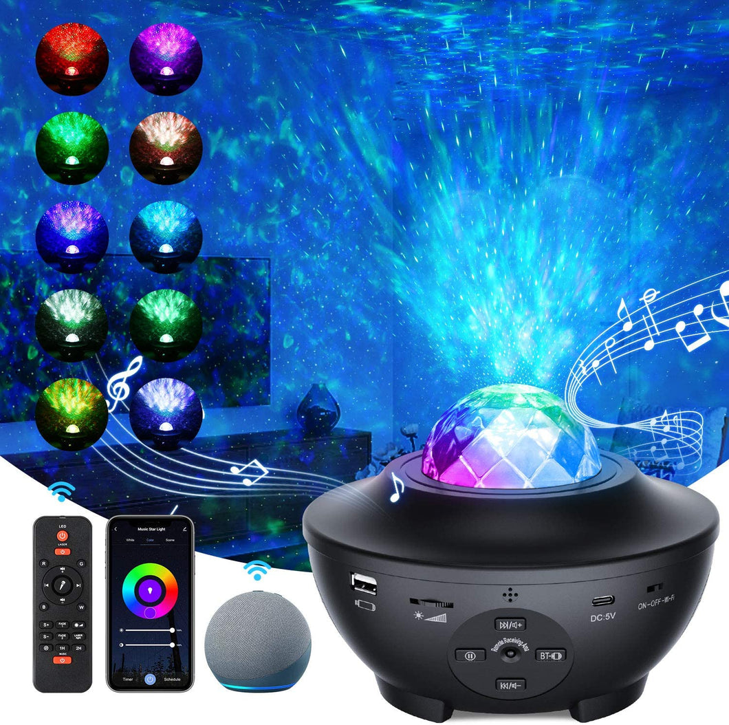 AuroraLights™ 3-In-1 Galaxy Star Light Projector